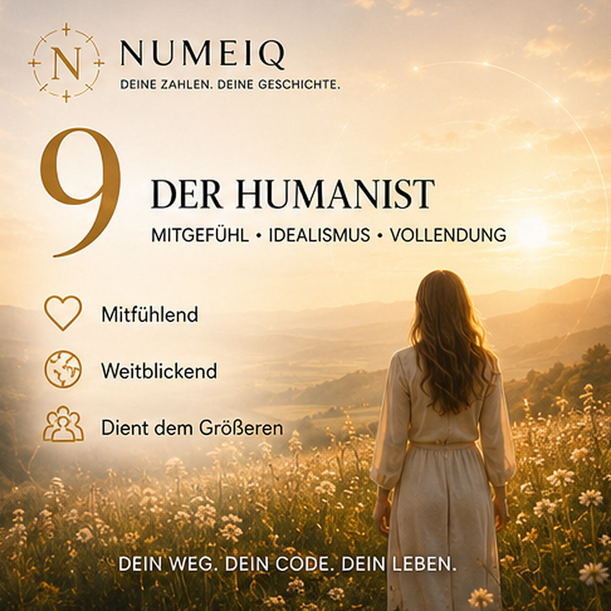 Lebenszahl 9 – DER HUMANIST