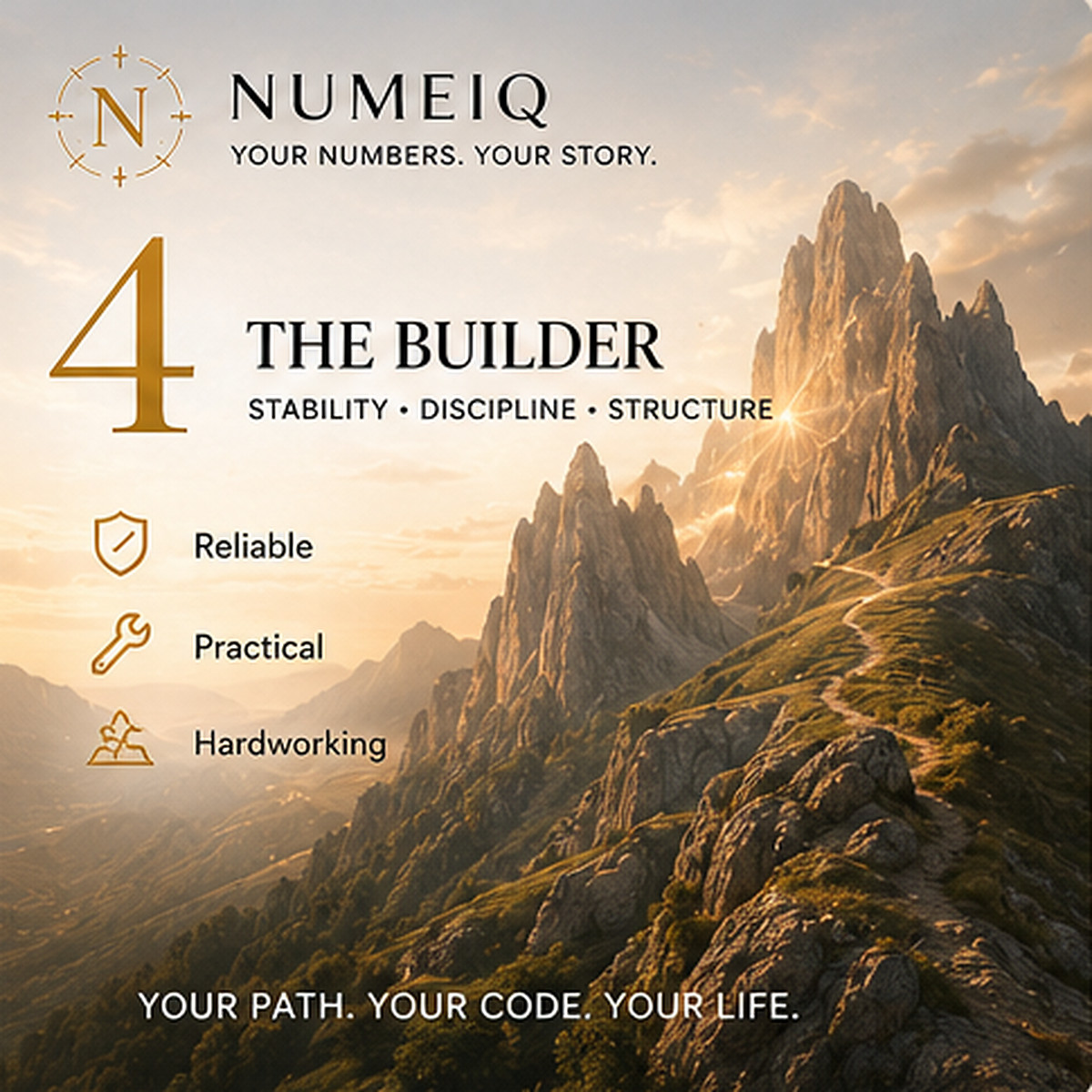 Life path numbers 4