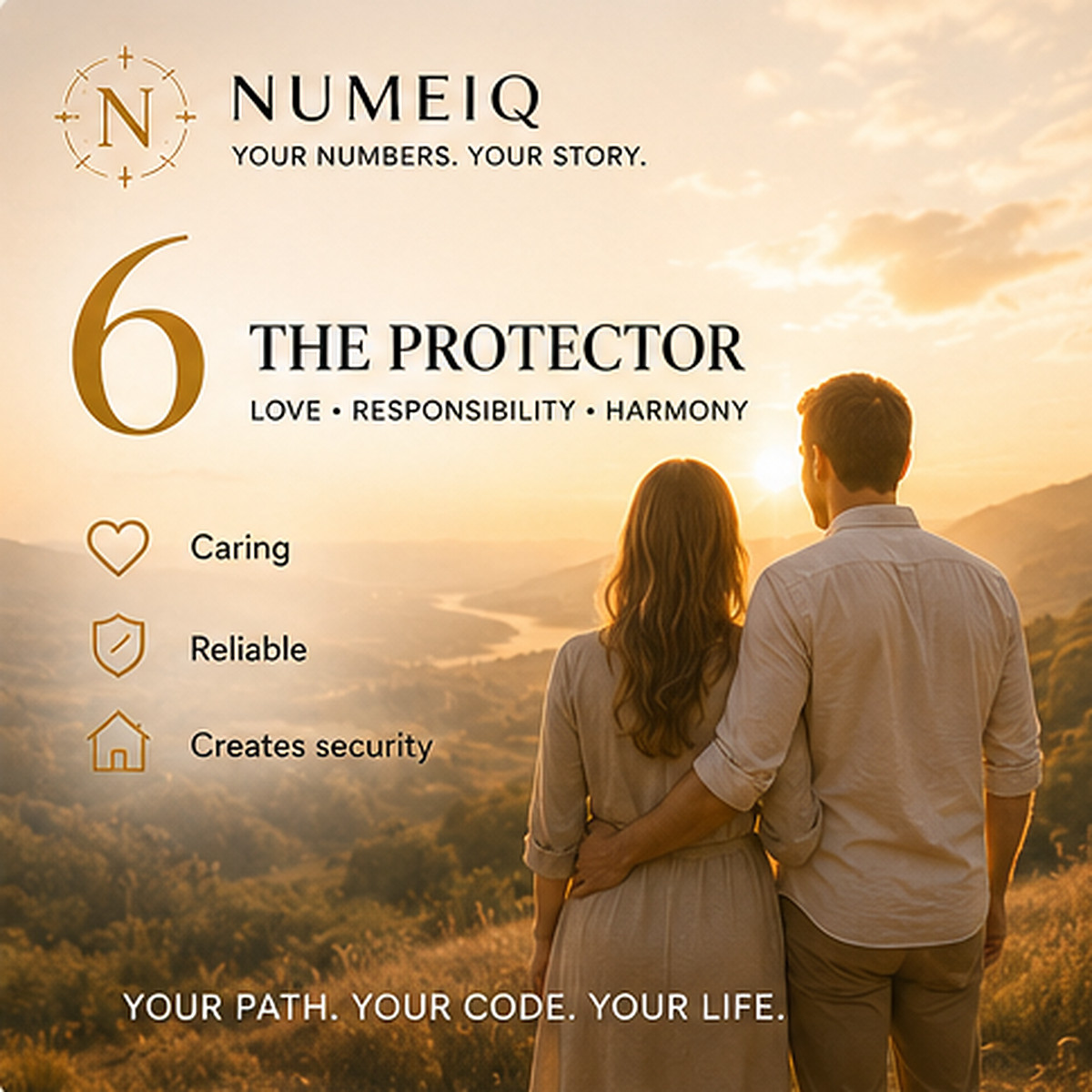 Life path numbers 6