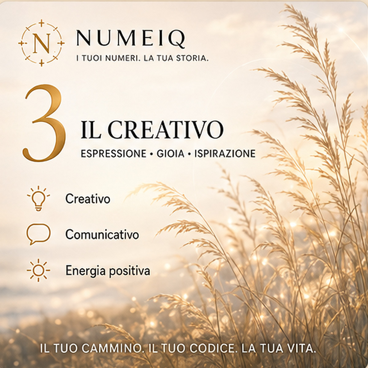Numeri del percorso di vita 3